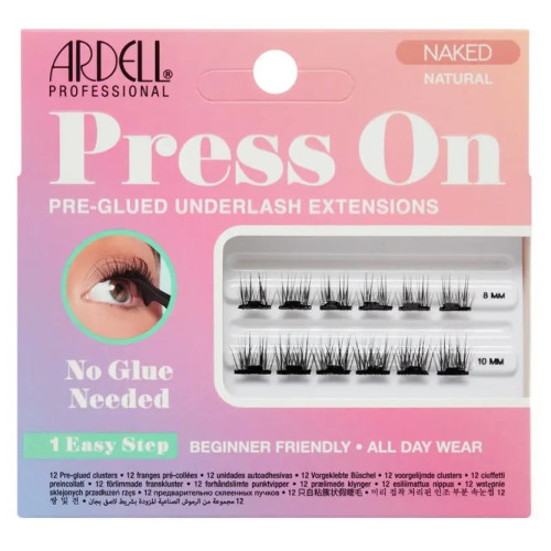Ardell Press On Underlashes Pre-Glued Extensions Naked Natural