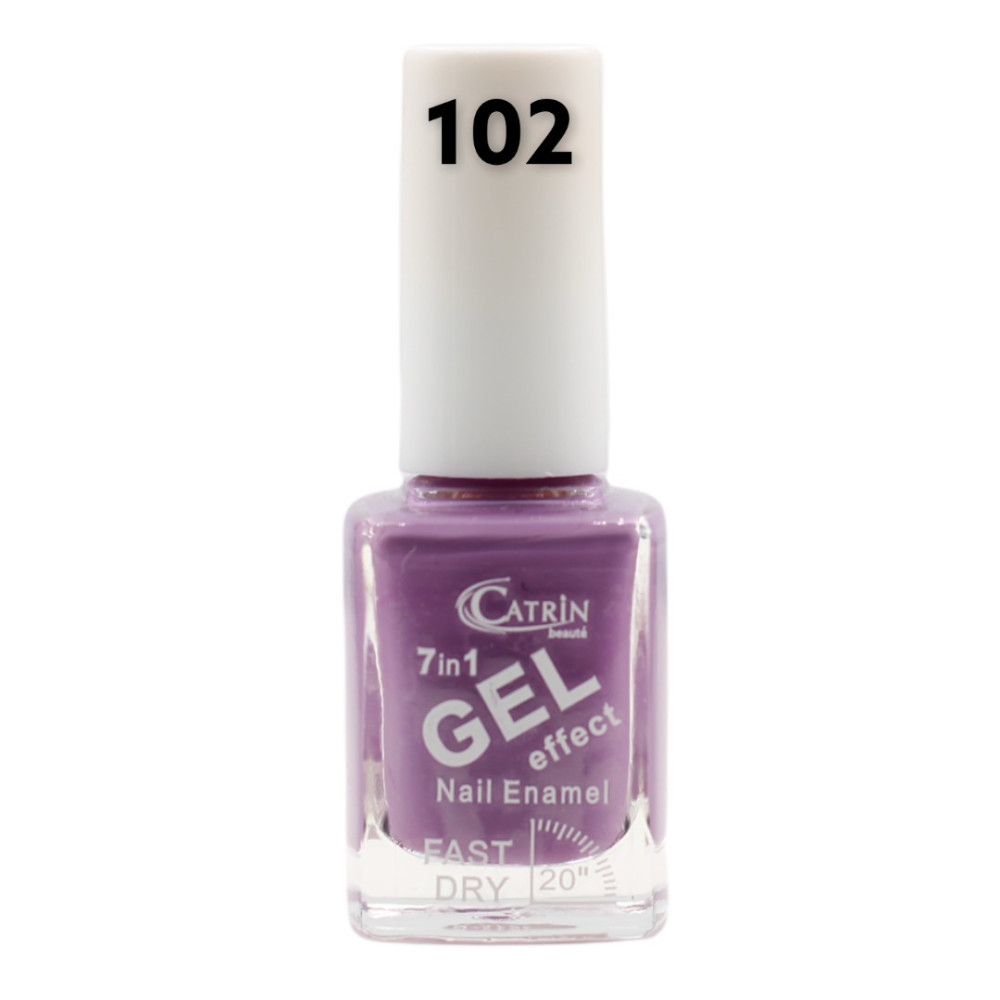 Catrin Beaute Nail Polish 7 In 1 Gel Effect Fast Dry No. 102