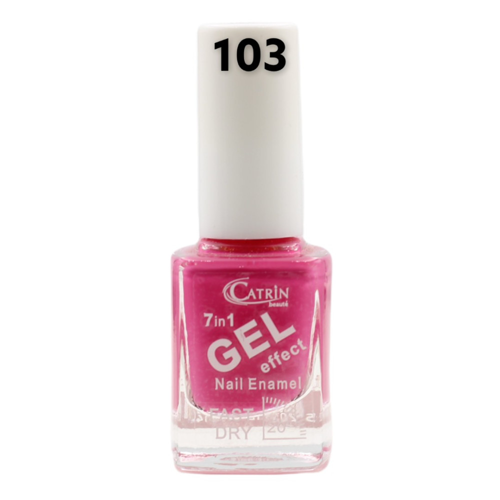 Catrin Beaute Nail Polish 7 In 1 Gel Effect Fast Dry No. 103