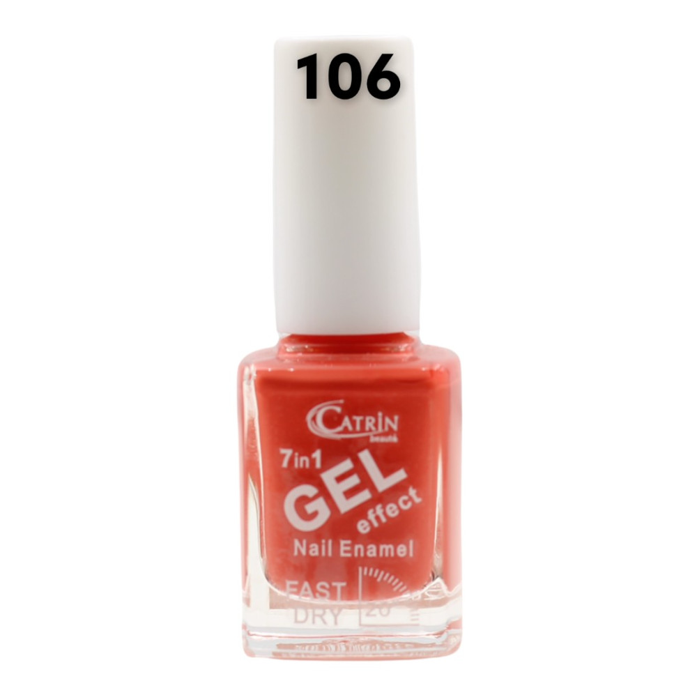 Catrin Beaute Nail Polish 7 In 1 Gel Effect Fast Dry No. 106