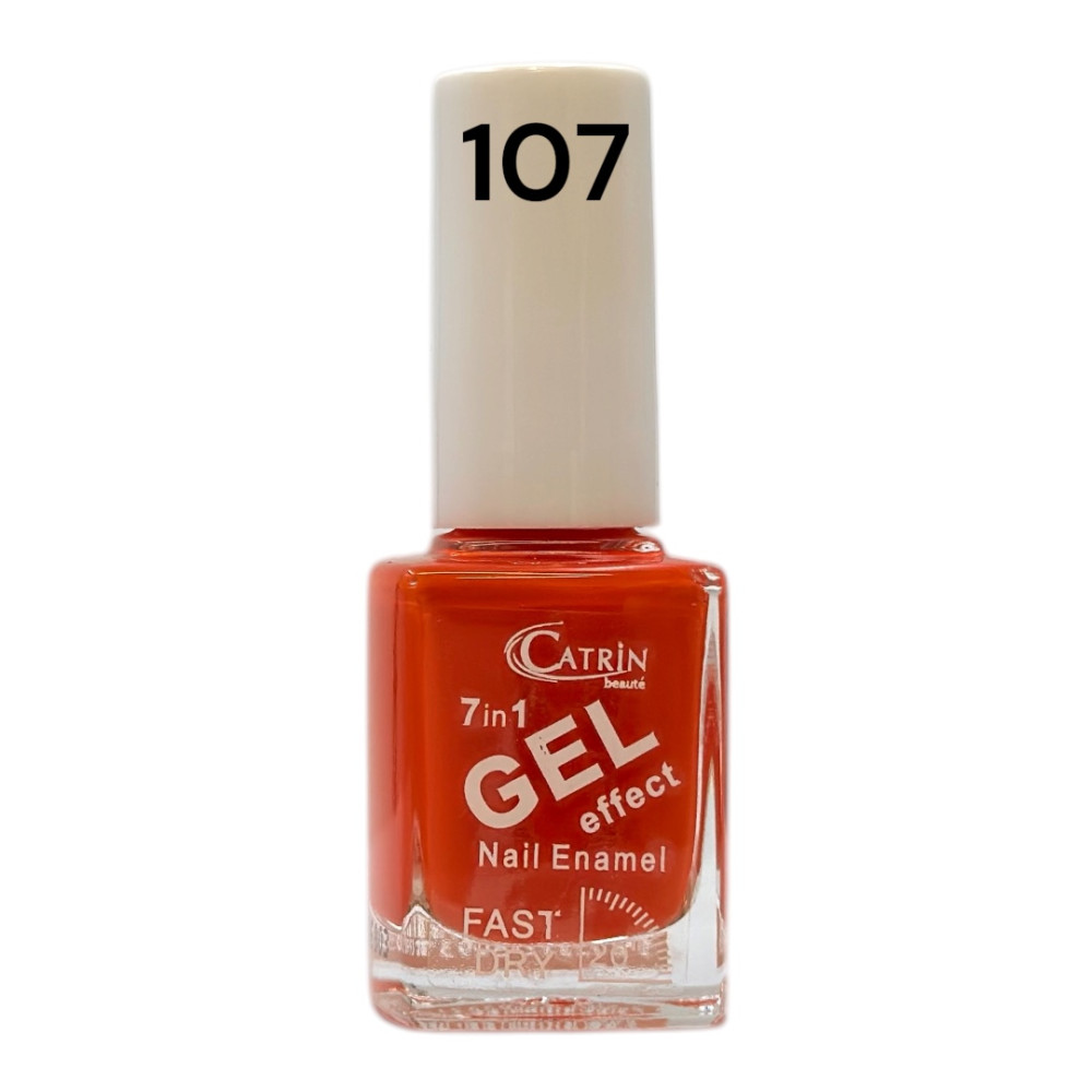 Catrin Beaute Nail Polish 7 In 1 Gel Effect Fast Dry No. 107