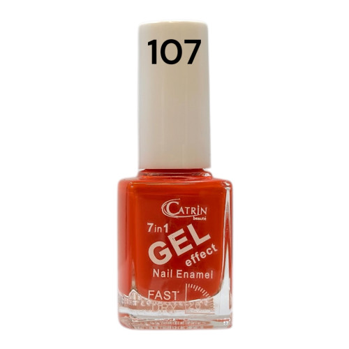 Catrin Beaute Nail Polish 7 In 1 Gel Effect Fast Dry No. 107