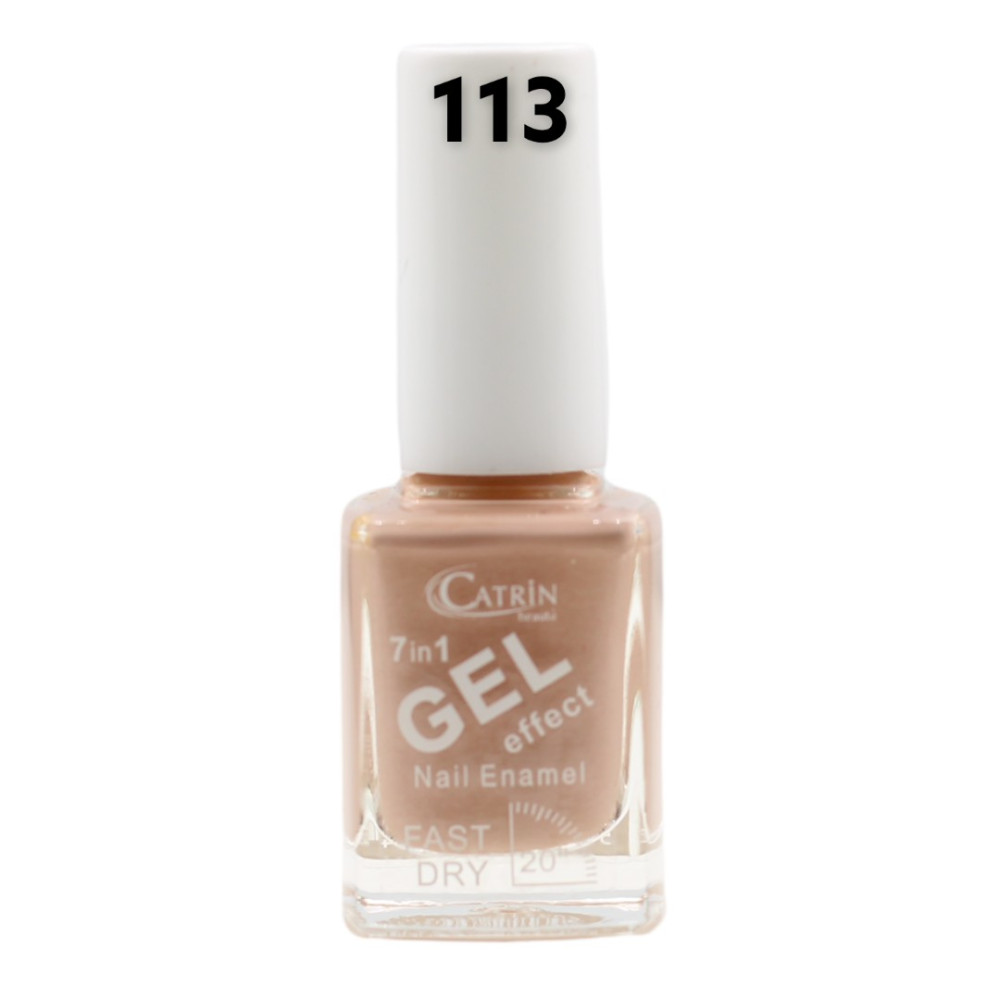 Catrin Beaute Nail Polish 7 In 1 Gel Effect Fast Dry No. 113