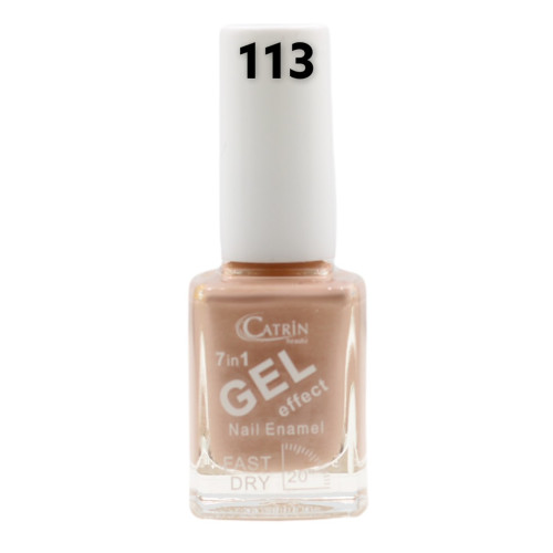 Catrin Beaute Nail Polish 7 In 1 Gel Effect Fast Dry No. 113