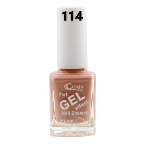 Catrin Beaute Nail Polish 7 In 1 Gel Effect Fast Dry No. 114