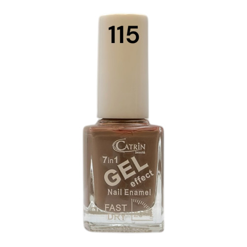 Catrin Beaute Nail Polish 7 In 1 Gel Effect Fast Dry No. 115