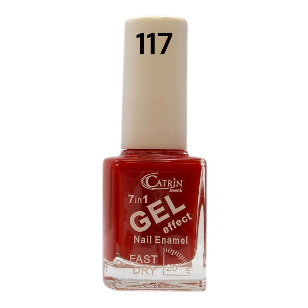 Catrin Beaute Nail Polish 7 In 1 Gel Effect Fast Dry No. 117
