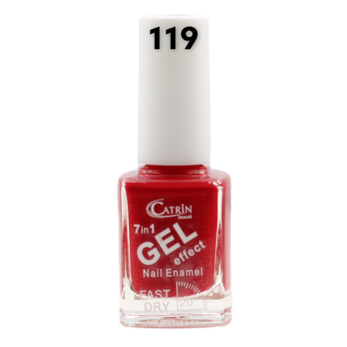 Catrin Beaute Nail Polish 7 In 1 Gel Effect Fast Dry No. 119