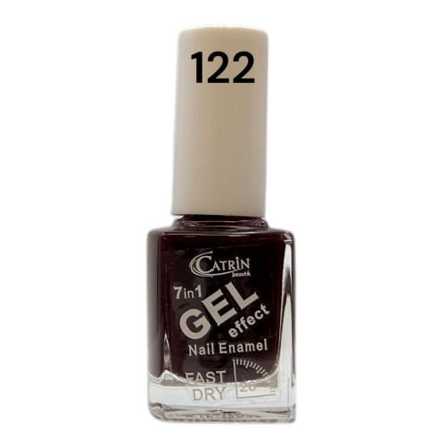 Catrin Beaute Nail Polish 7 In 1 Gel Effect Fast Dry No. 122