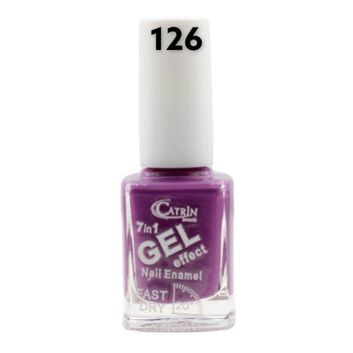 Catrin Beaute Nail Polish 7 In 1 Gel Effect Fast Dry No. 126