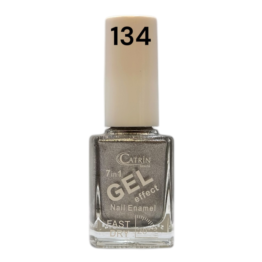 Catrin Beaute Nail Polish 7 In 1 Gel Effect Fast Dry No. 134