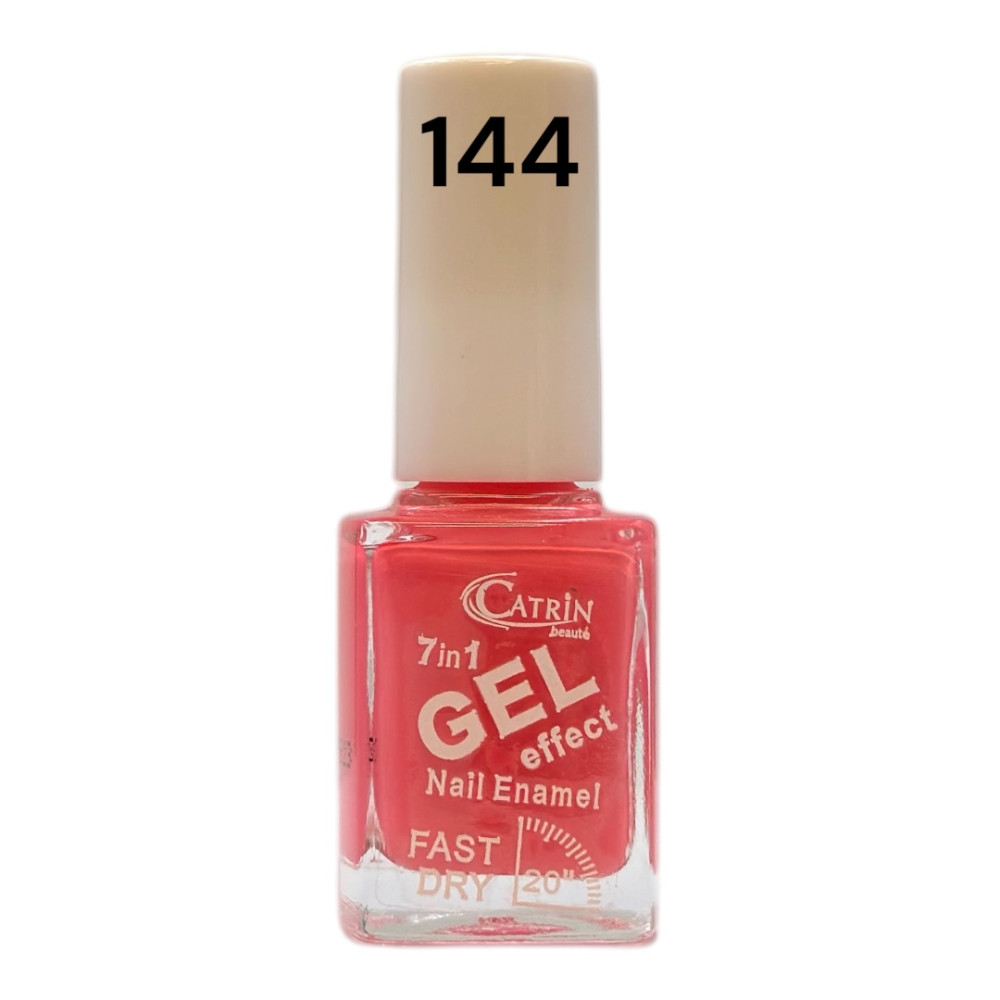 Catrin Beaute Nail Polish 7 In 1 Gel Effect Fast Dry No. 144