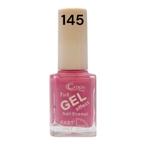 Catrin Beaute Nail Polish 7 In 1 Gel Effect Fast Dry No. 145