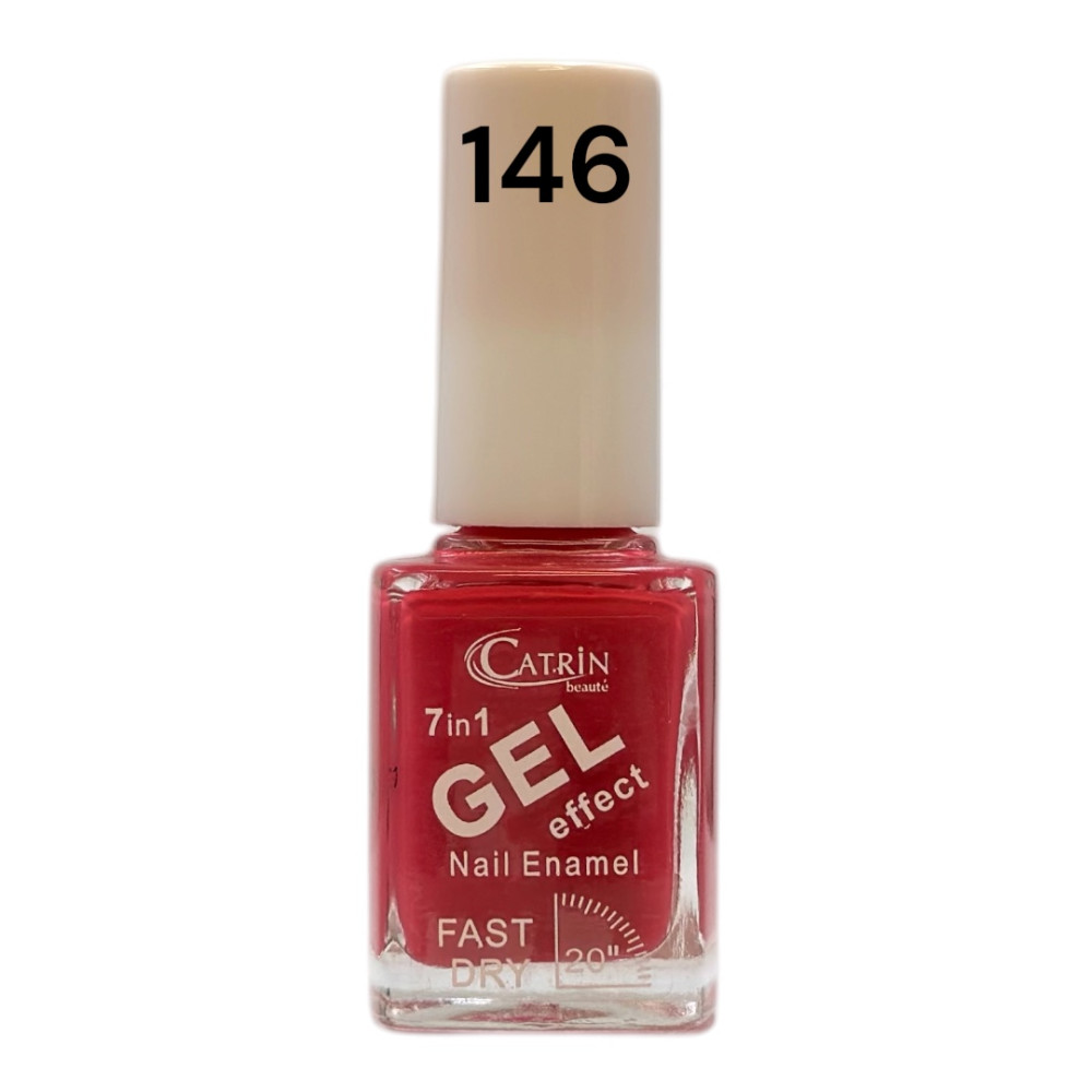 Catrin Beaute Nail Polish 7 In 1 Gel Effect Fast Dry No. 146