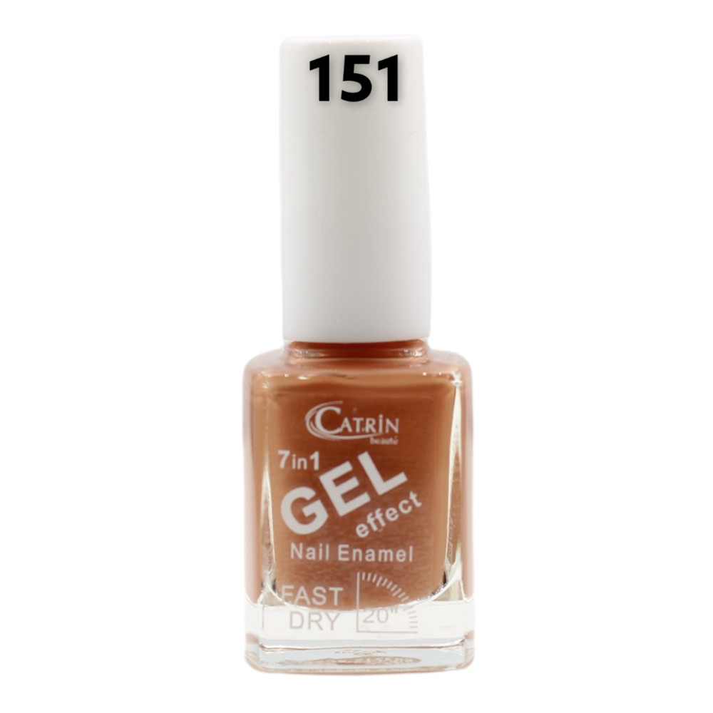 Catrin Beaute Nail Polish 7 In 1 Gel Effect Fast Dry No. 151