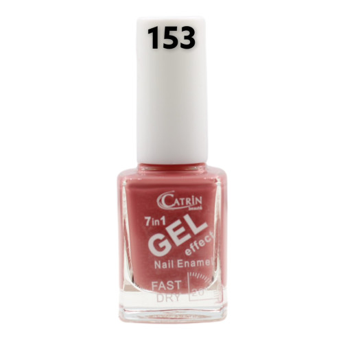 Catrin Beaute Nail Polish 7 In 1 Gel Effect Fast Dry No. 153