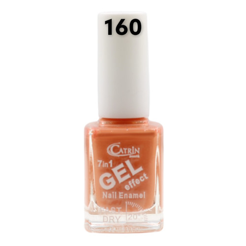 Catrin Beaute Nail Polish 7 In 1 Gel Effect Fast Dry No. 160
