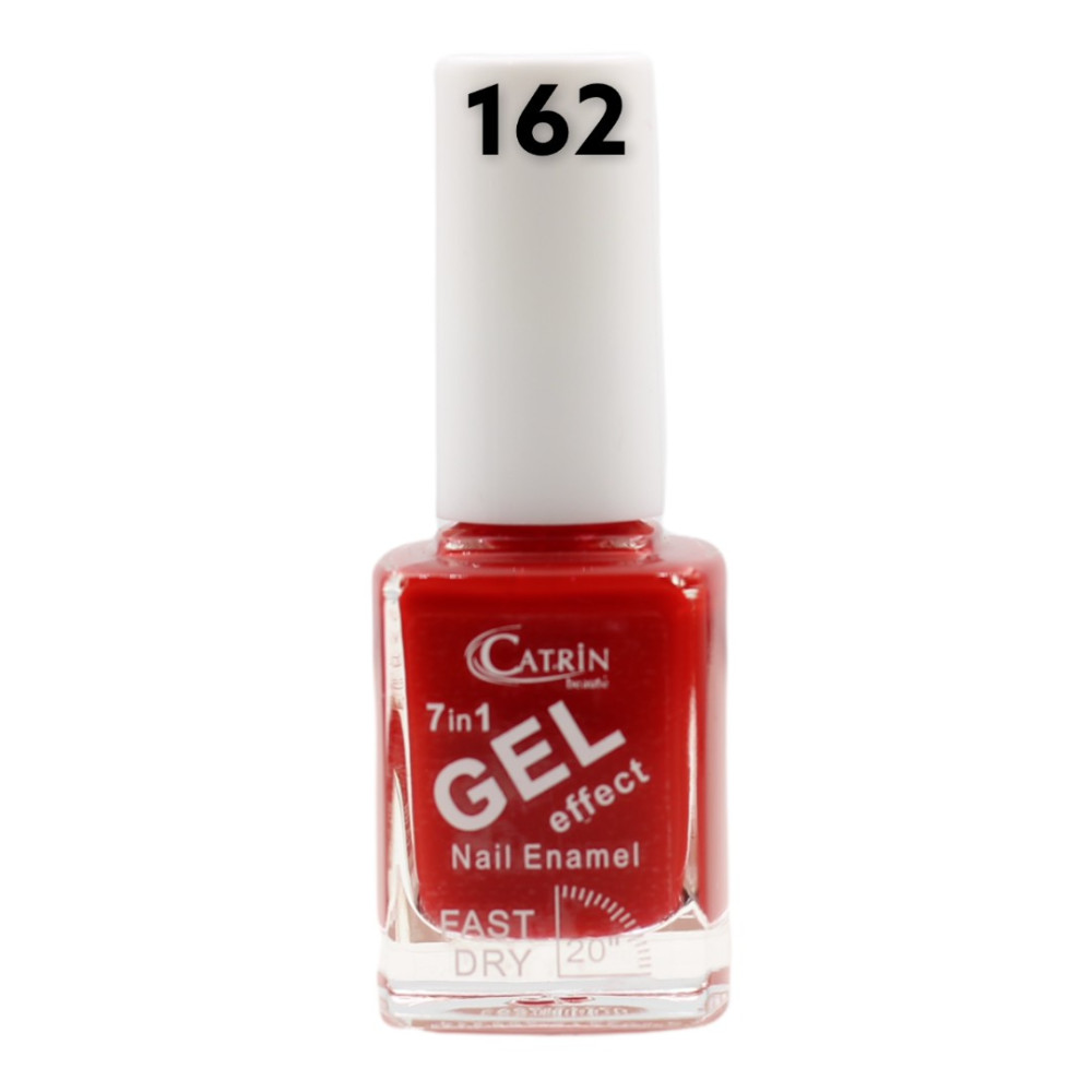 Catrin Beaute Nail Polish 7 In 1 Gel Effect Fast Dry No. 162