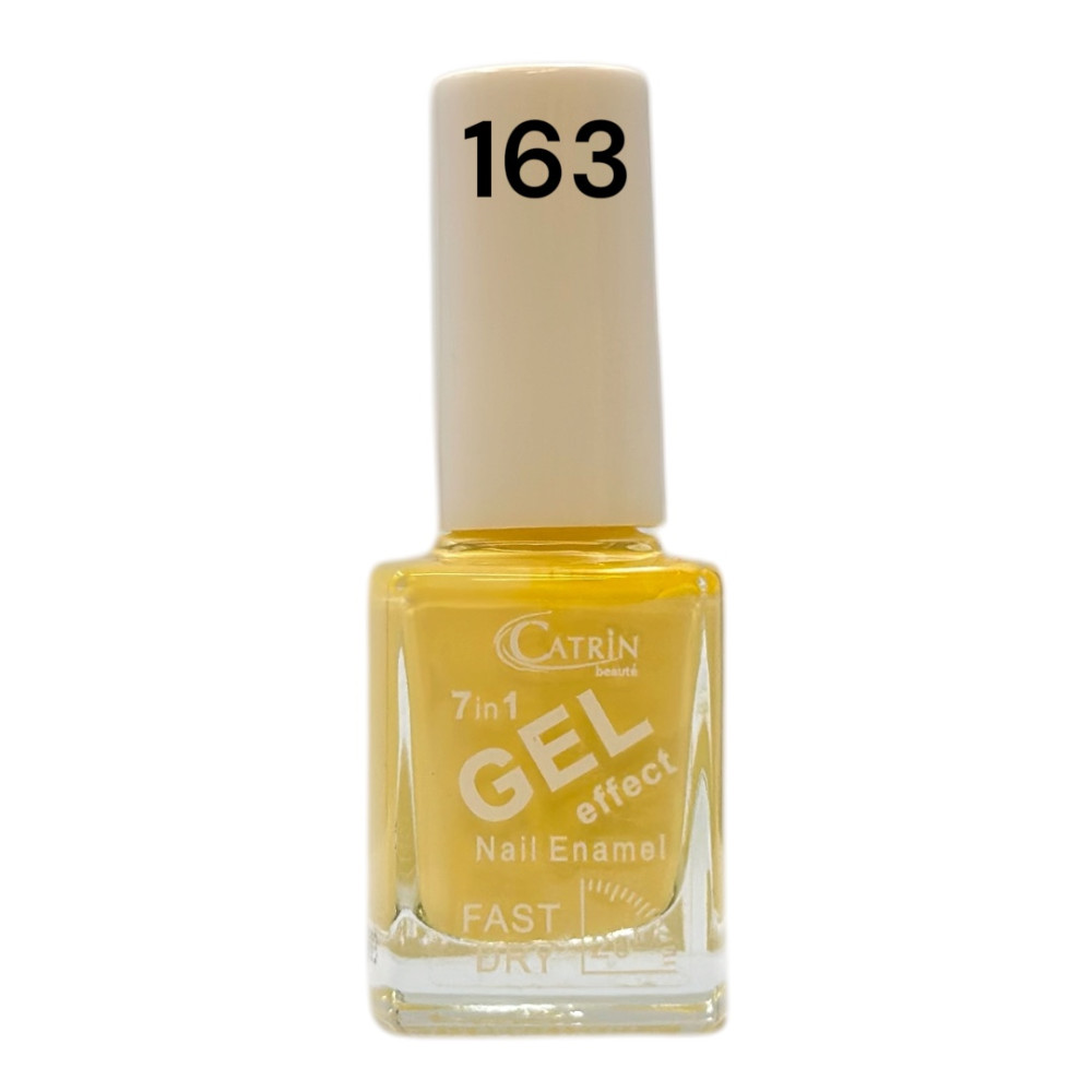 Catrin Beaute Nail Polish 7 In 1 Gel Effect Fast Dry No. 163