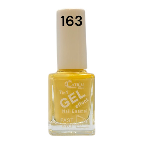 Catrin Beaute Nail Polish 7 In 1 Gel Effect Fast Dry No. 163