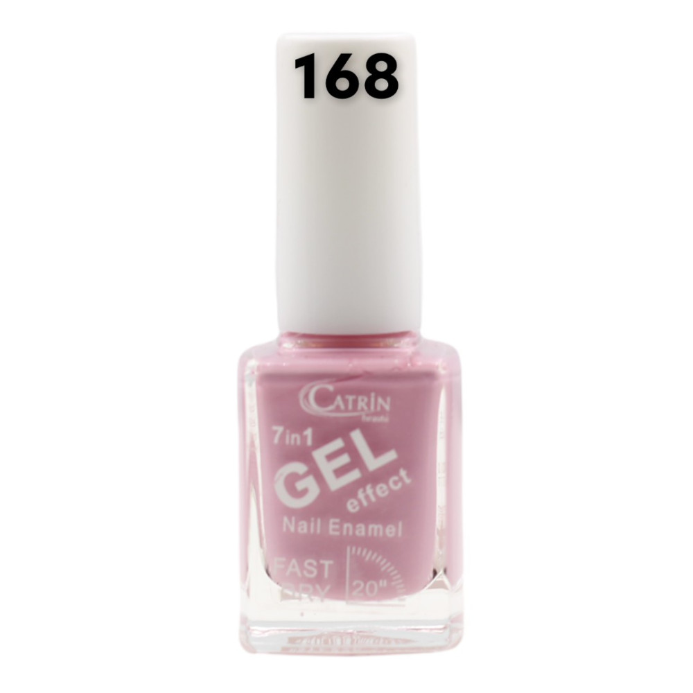 Catrin Beaute Nail Polish 7 In 1 Gel Effect Fast Dry No. 168