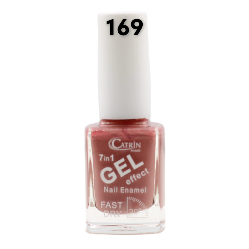 Catrin Beaute Nail Polish 7 In 1 Gel Effect Fast Dry No. 169