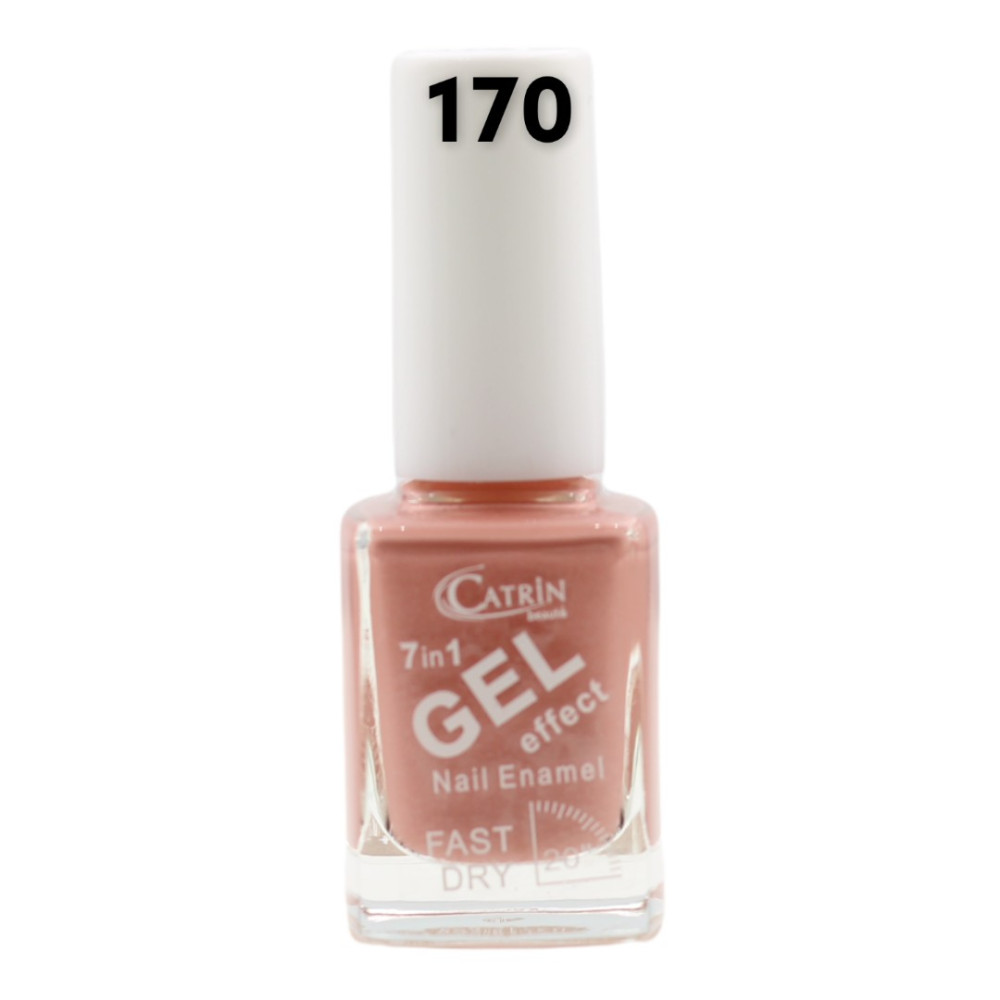 Catrin Beaute Nail Polish 7 In 1 Gel Effect Fast Dry No. 170