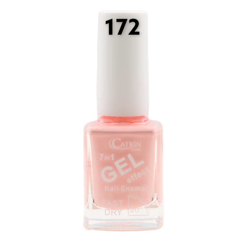 Catrin Beaute Nail Polish 7 In 1 Gel Effect Fast Dry No. 172