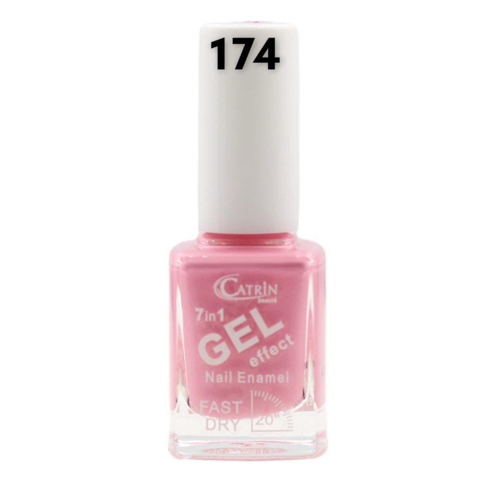 Catrin Beaute Nail Polish 7 In 1 Gel Effect Fast Dry No. 174