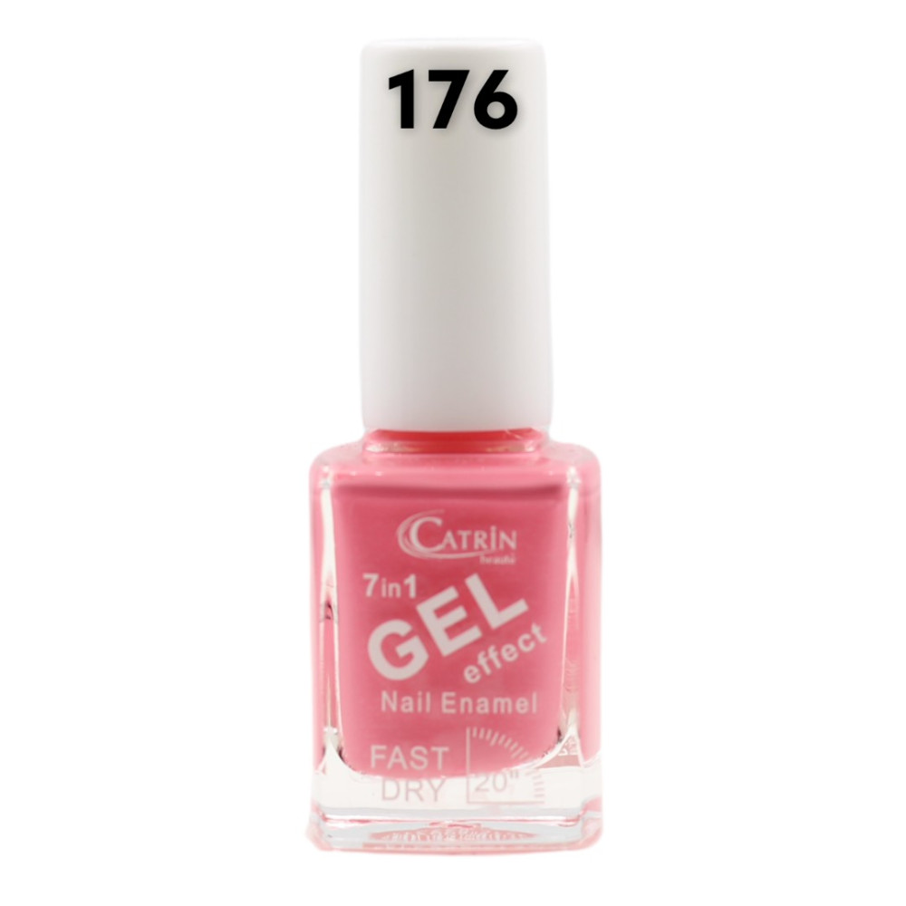 Catrin Beaute Nail Polish 7 In 1 Gel Effect Fast Dry No. 176
