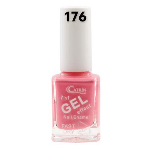 Catrin Beaute Nail Polish 7 In 1 Gel Effect Fast Dry No. 176