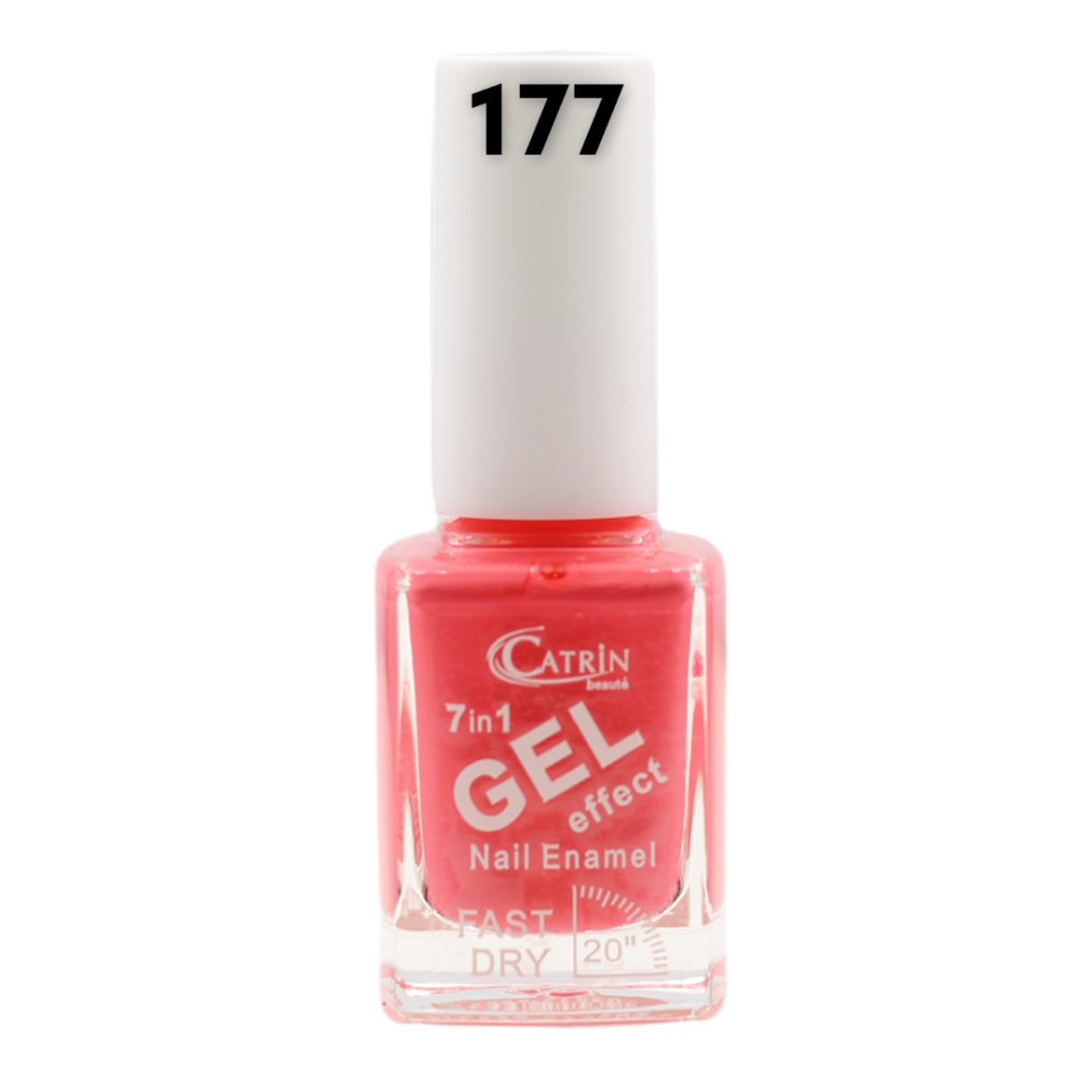 Catrin Beaute Nail Polish 7 In 1 Gel Effect Fast Dry No. 177