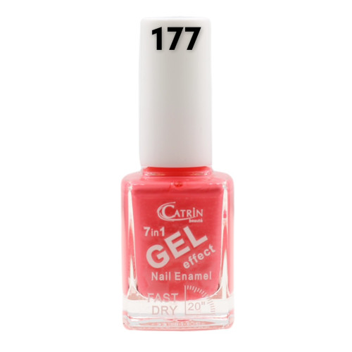Catrin Beaute Nail Polish 7 In 1 Gel Effect Fast Dry No. 177