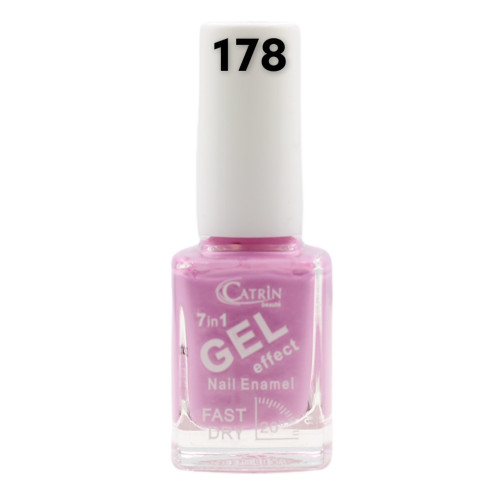 Catrin Beaute Nail Polish 7 In 1 Gel Effect Fast Dry No. 178