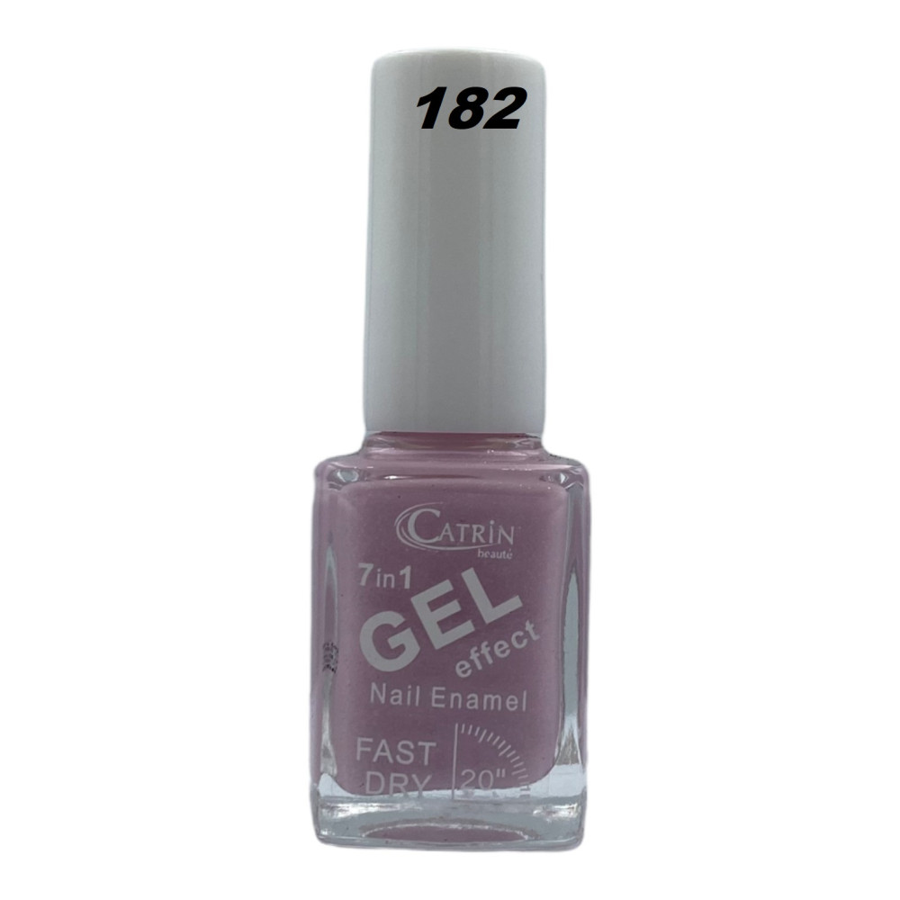 Catrin Beaute Nail Polish 7 In 1 Gel Effect Fast Dry No. 182