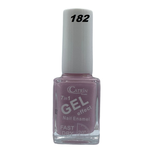 Catrin Beaute Nail Polish 7 In 1 Gel Effect Fast Dry No. 182