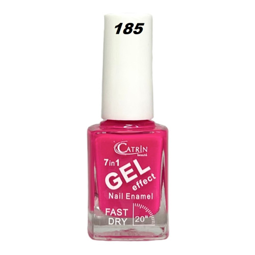 Catrin Beaute Nail Polish 7 In 1 Gel Effect Fast Dry No. 185