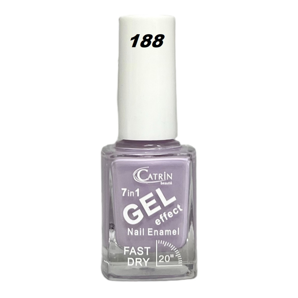 Catrin Beaute Nail Polish 7 In 1 Gel Effect Fast Dry No. 188