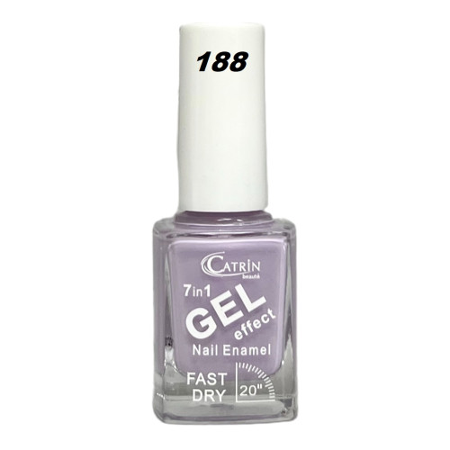 Catrin Beaute Nail Polish 7 In 1 Gel Effect Fast Dry No. 188