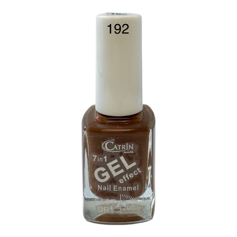 Catrin Beaute Nail Polish 7 In 1 Gel Effect Fast Dry No. 192
