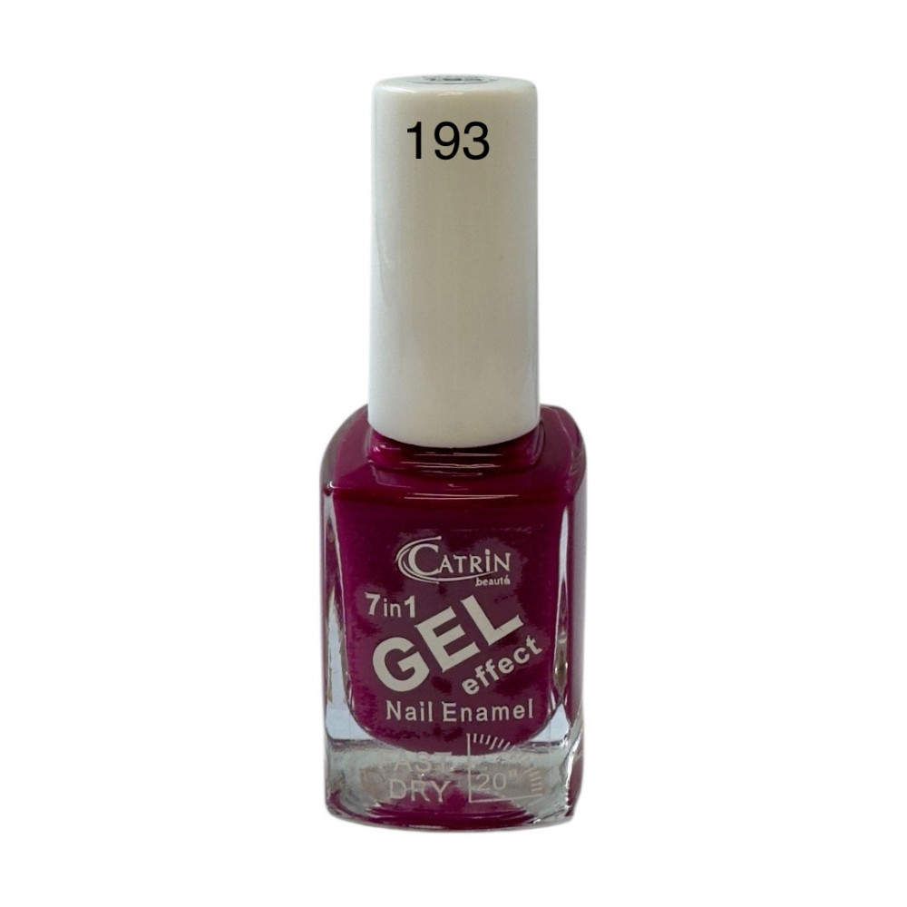 Catrin Beaute Nail Polish 7 In 1 Gel Effect Fast Dry No. 193