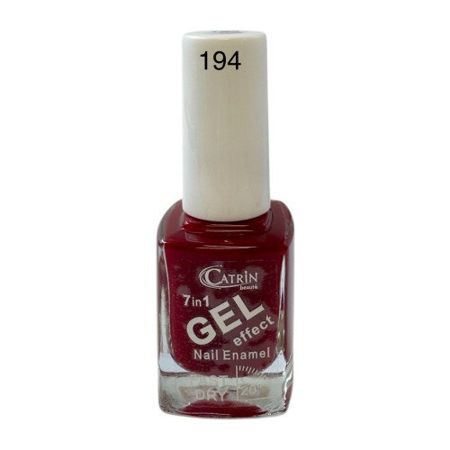 Catrin Beaute Nail Polish 7 In 1 Gel Effect Fast Dry No. 194