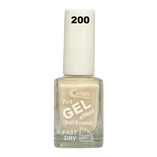 Catrin Beaute Nail Polish 7 In 1 Gel Effect Fast Dry No. 200 Catrin Beaute Nail Polish 7 In 1 Gel Effect Fast Dry No. 200