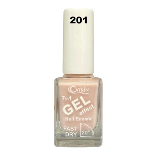 Catrin Beaute Nail Polish 7 In 1 Gel Effect Fast Dry No. 201 Catrin Beaute Nail Polish 7 In 1 Gel Effect Fast Dry No. 201