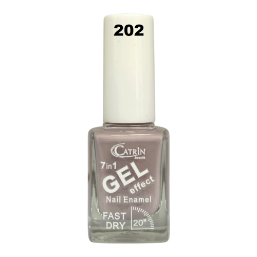 Catrin Beaute Nail Polish 7 In 1 Gel Effect Fast Dry No. 202 Catrin Beaute Nail Polish 7 In 1 Gel Effect Fast Dry No. 202