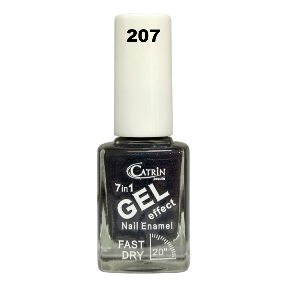 Catrin Beaute Nail Polish 7 In 1 Gel Effect Fast Dry No. 207 Catrin Beaute Nail Polish 7 In 1 Gel Effect Fast Dry No. 207