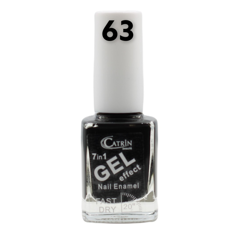 Catrin Beaute Nail Polish 7 In 1 Gel Effect Fast Dry No. 063