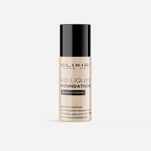 Elixir HD Liquid Foundation - 01 Golden Almond