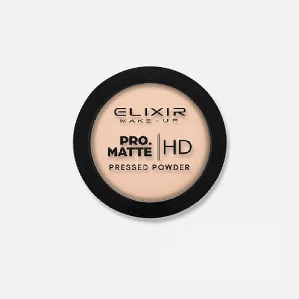 Elixir Pro. Pressed Powder HD – #204 (Latte Coffee)