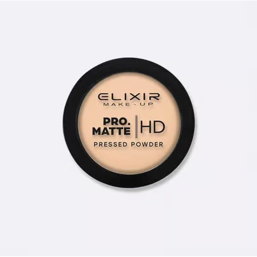 Elixir Pro. Pressed Powder HD – #207 (Light Brown)